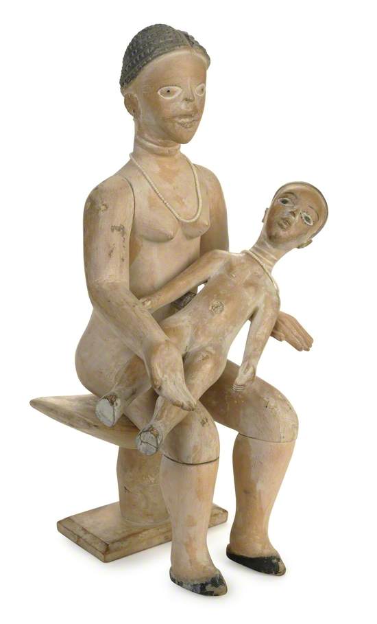 Seated Queen with a Child