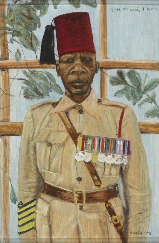 Regimental Sergeant Major Sulimani, 3rd Battalion, King’s African Rifles