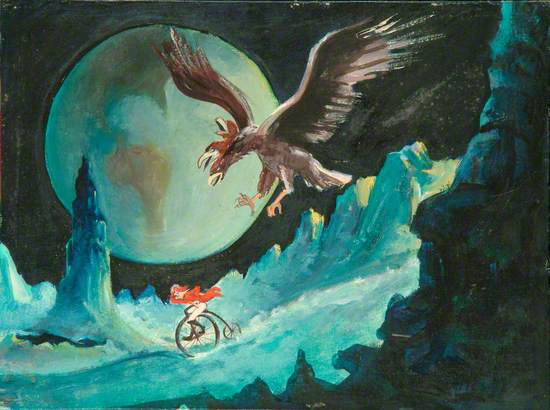 Baron Munchausen on the Moon