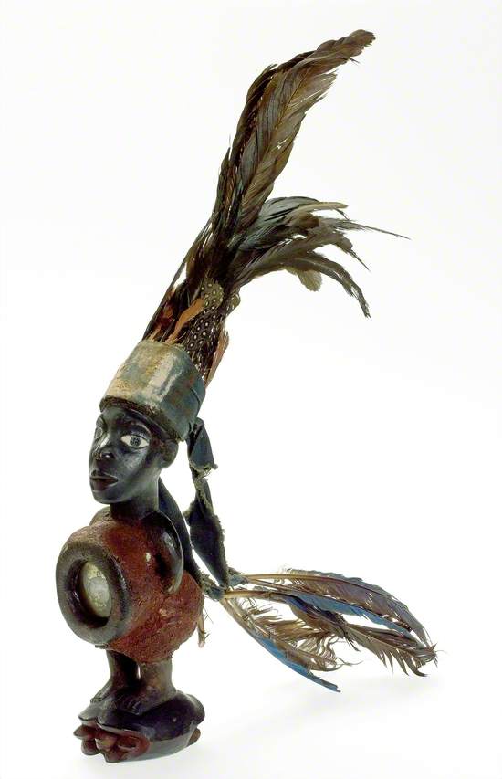 Container for Nkisi Force (with Headdress)