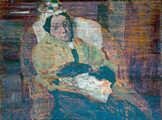 The Artist's Mother Asleep