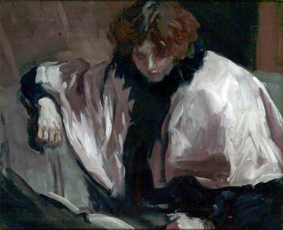 A Girl Reading a Book