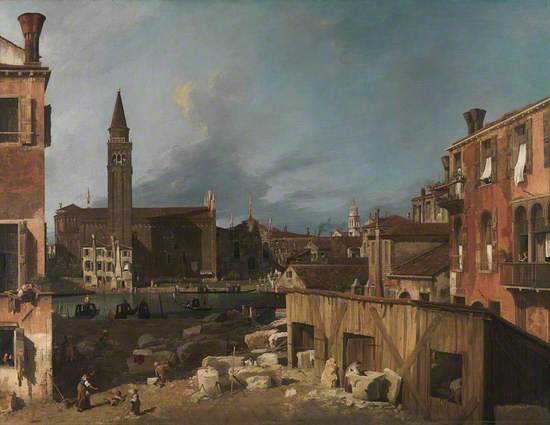 Venice: Campo S. Vidal and Santa Maria della Carità ('The Stonemason's Yard')
