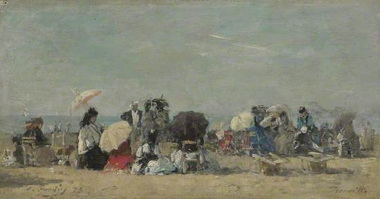 Beach Scene, Trouville