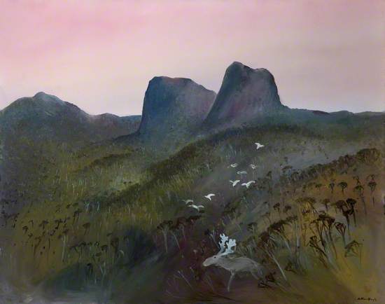 Landscape with Moose