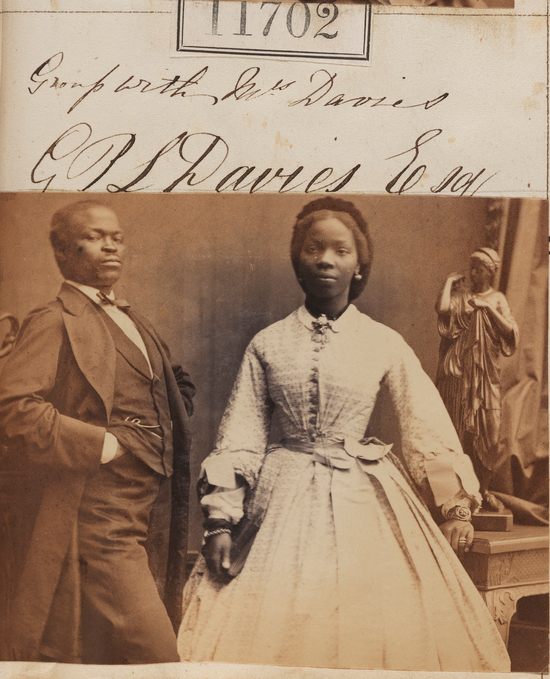 James Pinson Labulo Davies (1828–1906) and Sarah Forbes Bonetta (Sarah Davies) (1843–1880)