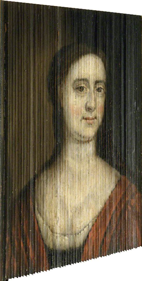 A Two-Way Painting of a Lady, and of a Parrot on a Branch