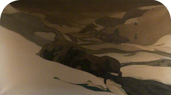Ystwyth Valley under Snow