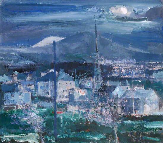 Caernarfon by Moonlight