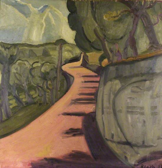 Road through the Olive Trees