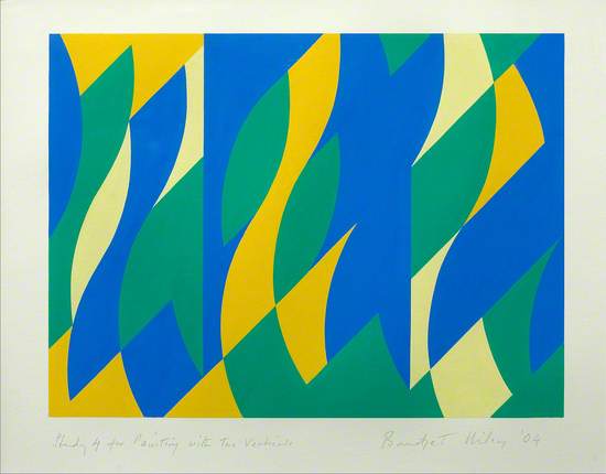 Study No. 4 for 'Painting with Two Verticals'