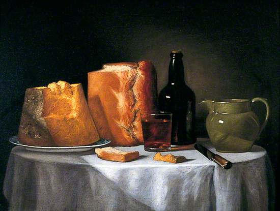 Still Life with Bread and Wine