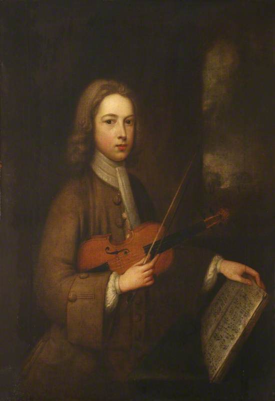 Portrait of a Young Man with a Violin