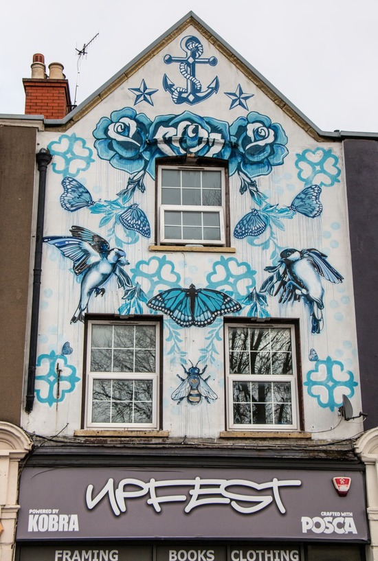 Blue and White