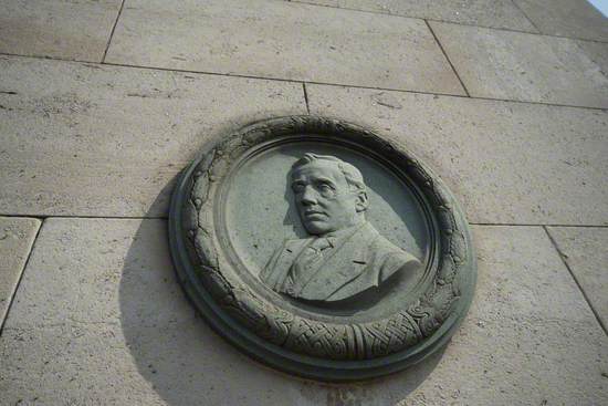 Medallion Relief Bust of Sir Archibald Salvidge