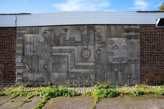 Concrete Relief Mural
