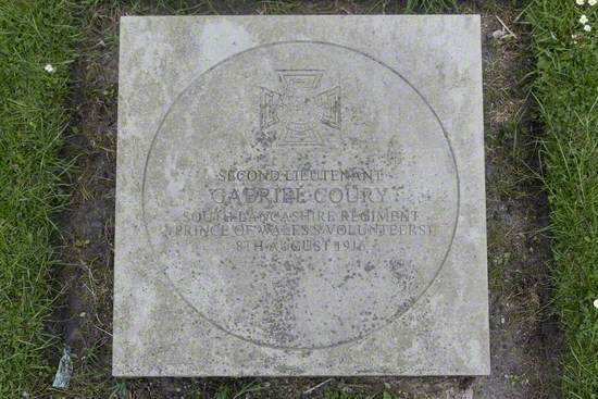 Commemoration Stone for Gabriel Coury (1896–1956), VC