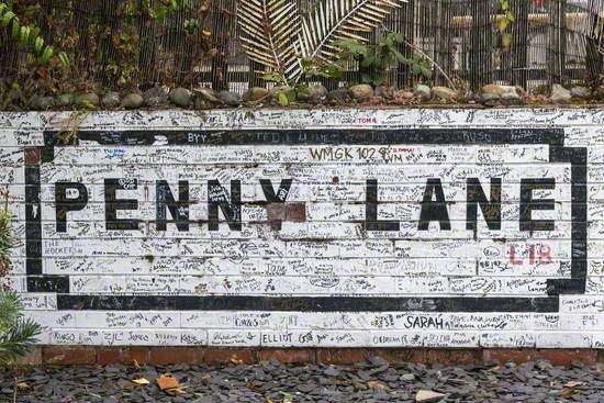 Penny Lane Street Sign