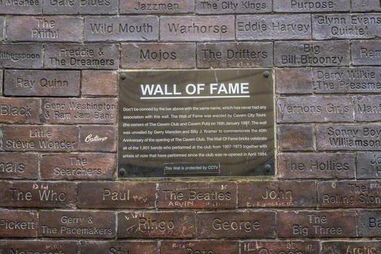 The Cavern Wall of Fame