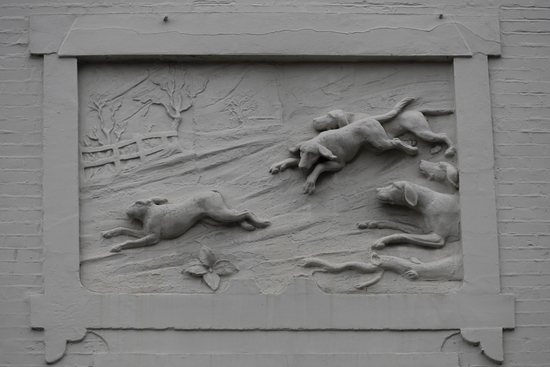 Hare and Hounds Architectural Relief