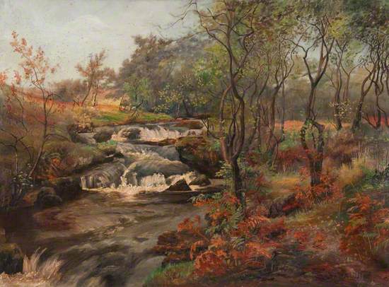 River Allander, below the Golf Club HQ, Milngavie