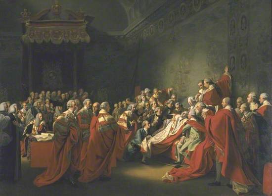 The Collapse of the Earl of Chatham in the House of Lords, 7 July 1778