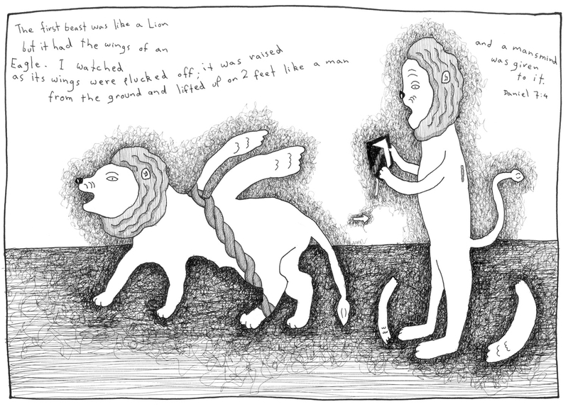 Beasts of Daniel 1, Lion