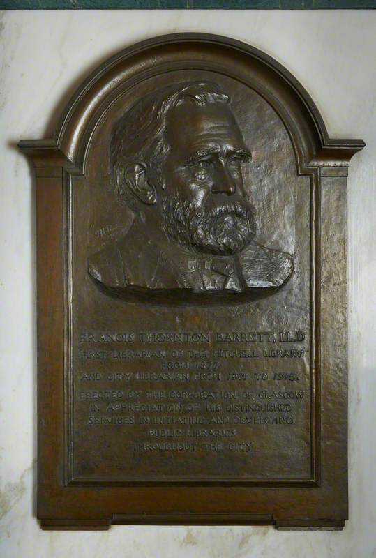 Memorial Tablet to Francis Thornton Barrett (1838–1919)