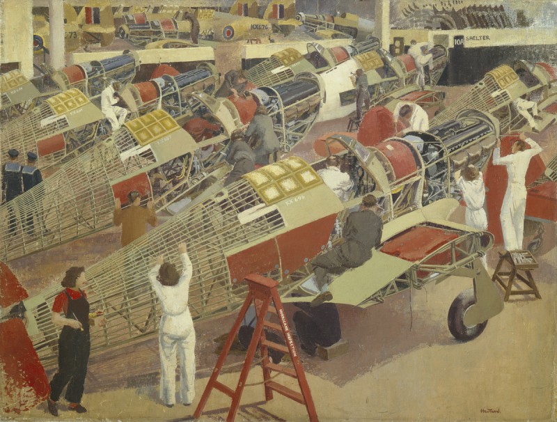 Assembling_a_Hawker_Hurricane_1947_402_Elsie_Dalton_Hewland_jpg