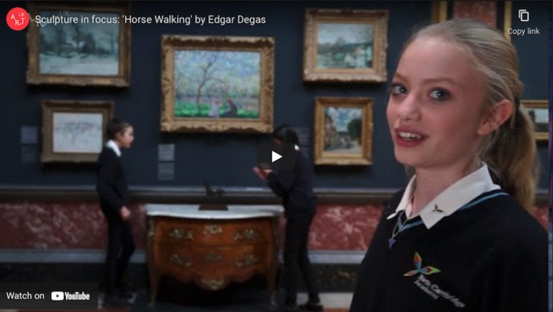 Sculpture in focus: 'Horse Walking' by Edgar Degas