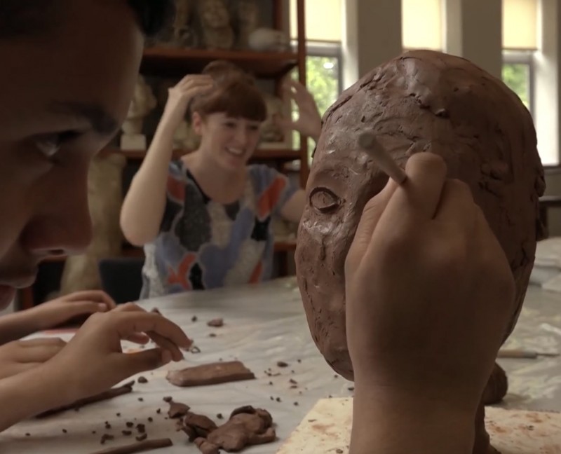 Model a clay head