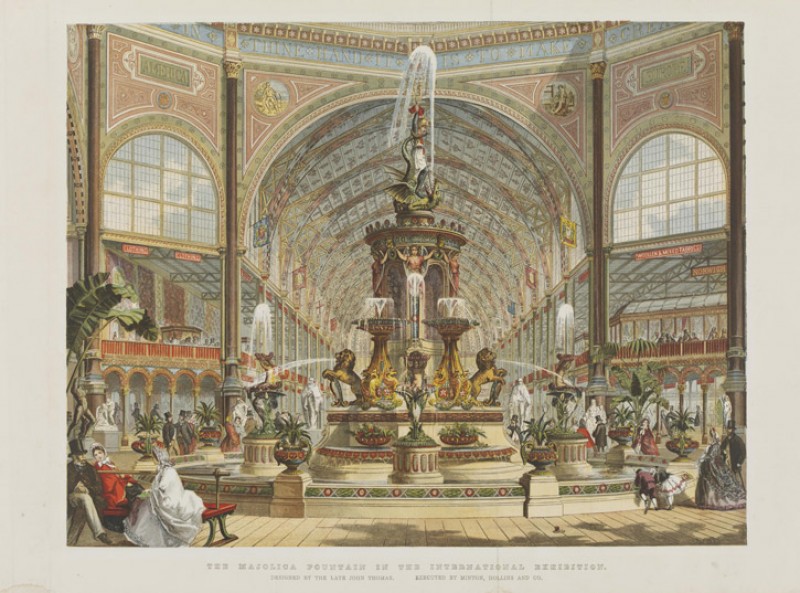 The Majolica Fountain in the International Exhibition