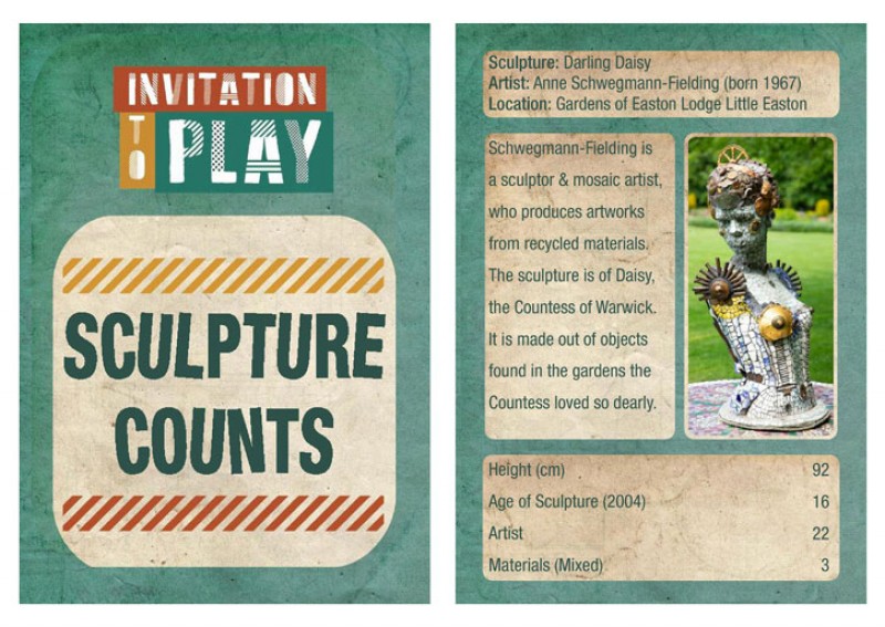 Example of a Sculpture Counts card