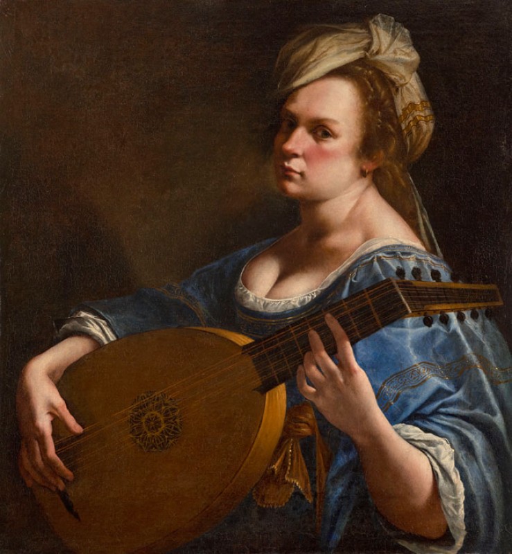 Self Portrait as a Lute Player