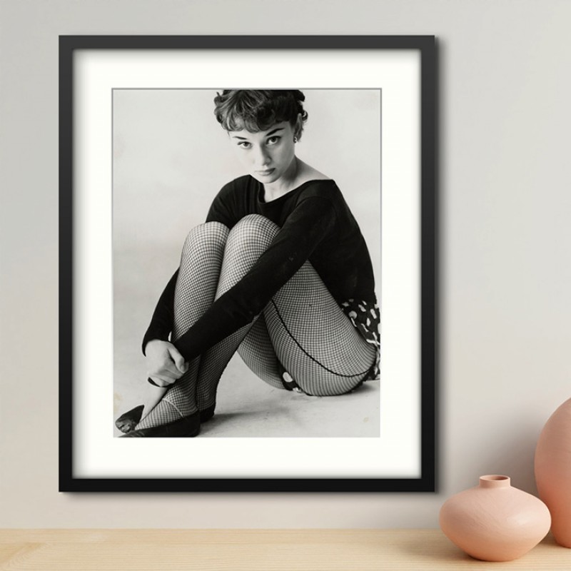 Framed print of Audrey Hepburn
