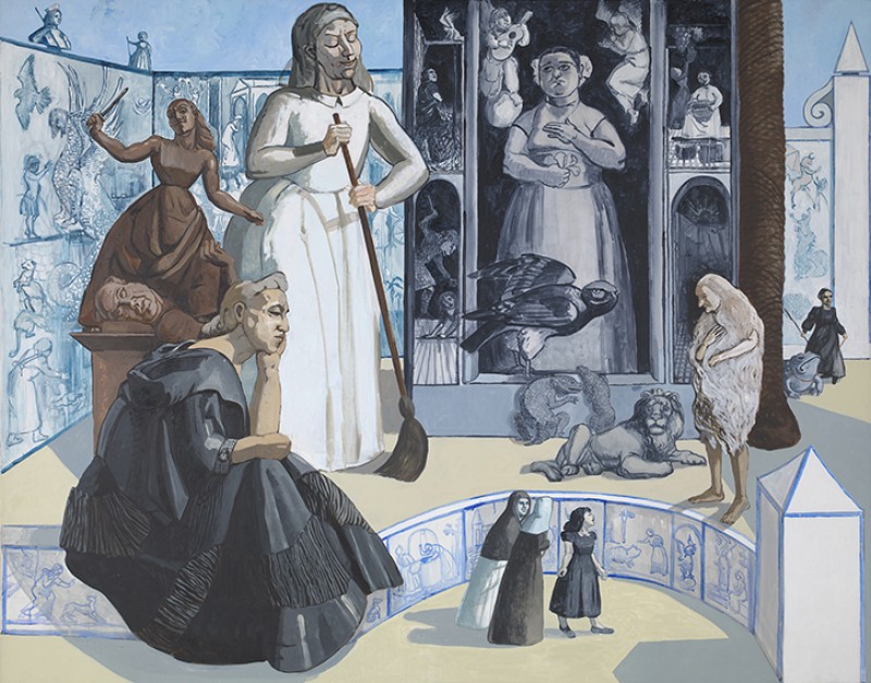 1990–1991, acrylic on canvas by Paula Figueiroa Rego (1935–2022). Presented by English Estates, 1991