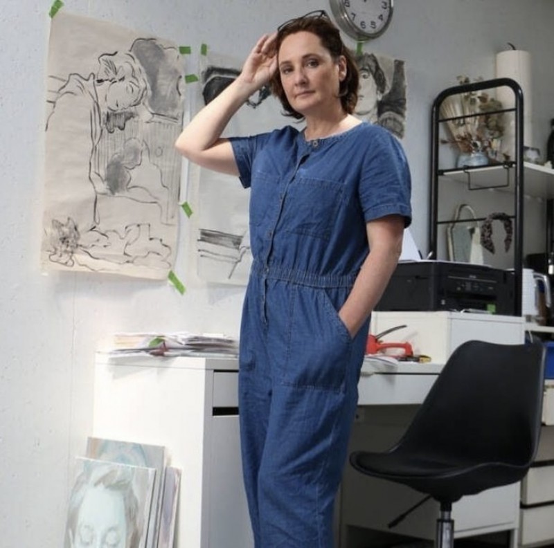 Kaye Donachie in her London studio