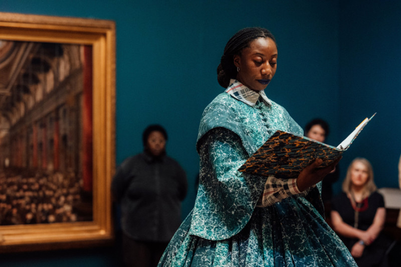 Holly Graham's performance 'Speaking Back' at Manchester Art Gallery, 2026