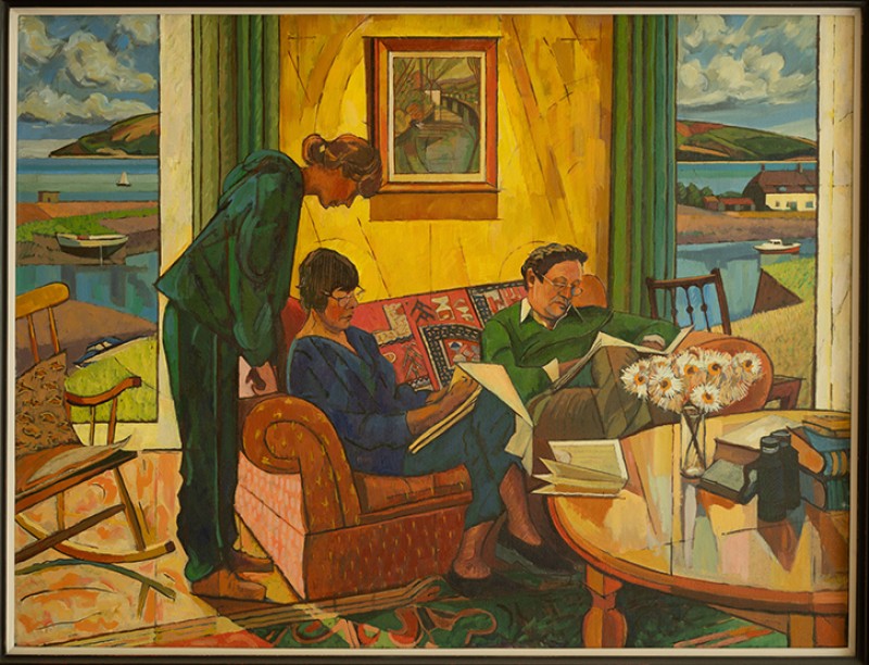 1996, oil on canvas by Alexander Hollweg (1936–2020)