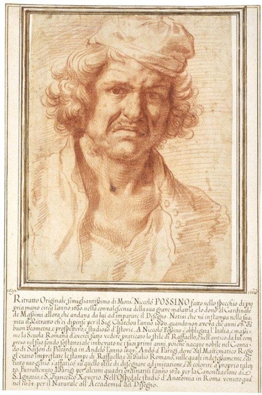 c.1630, red chalk by Nicolas Poussin (1594–1665)