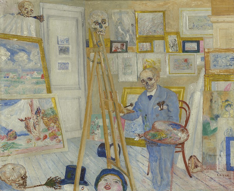 1896, oil on panel by James Ensor (1860–1949)