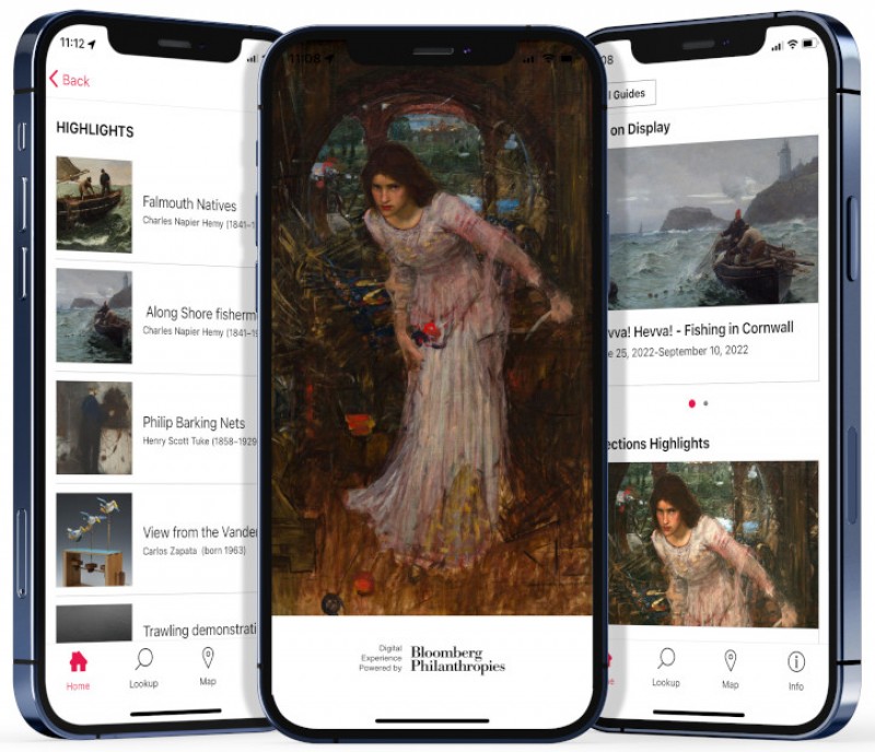 The Falmouth Art Gallery guide on the Bloomberg Connects app