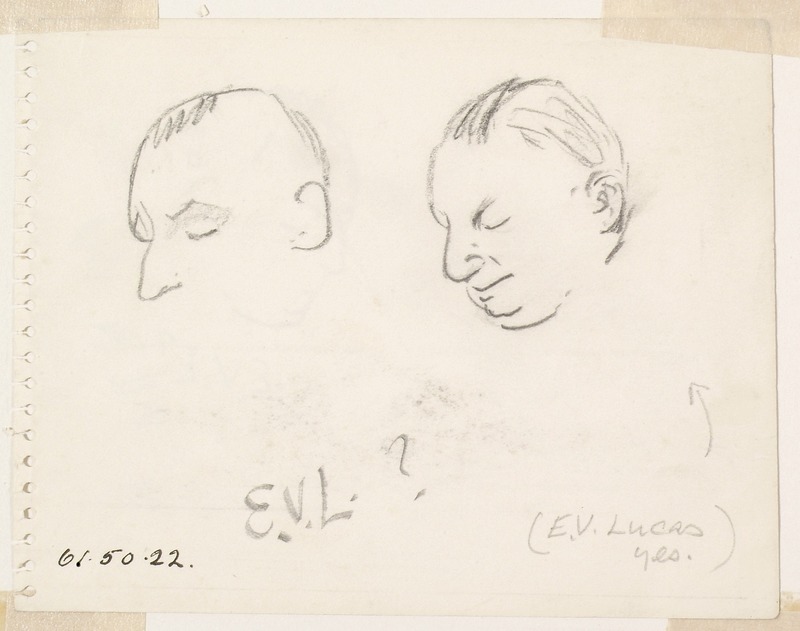 E.V. Lucas - Portrait Sketches (3)