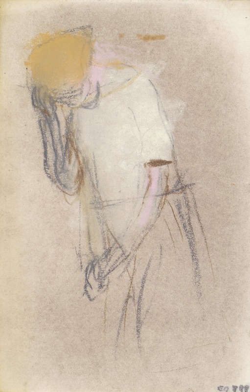 Red-Haired Girl looking Down