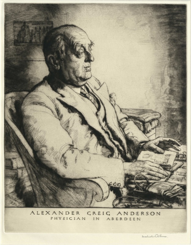 Portrait of Alexander Greig Anderson Physician In Aberdeen