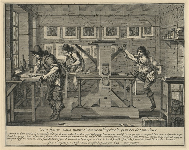 Printing-Room At A Line-Engraver's
