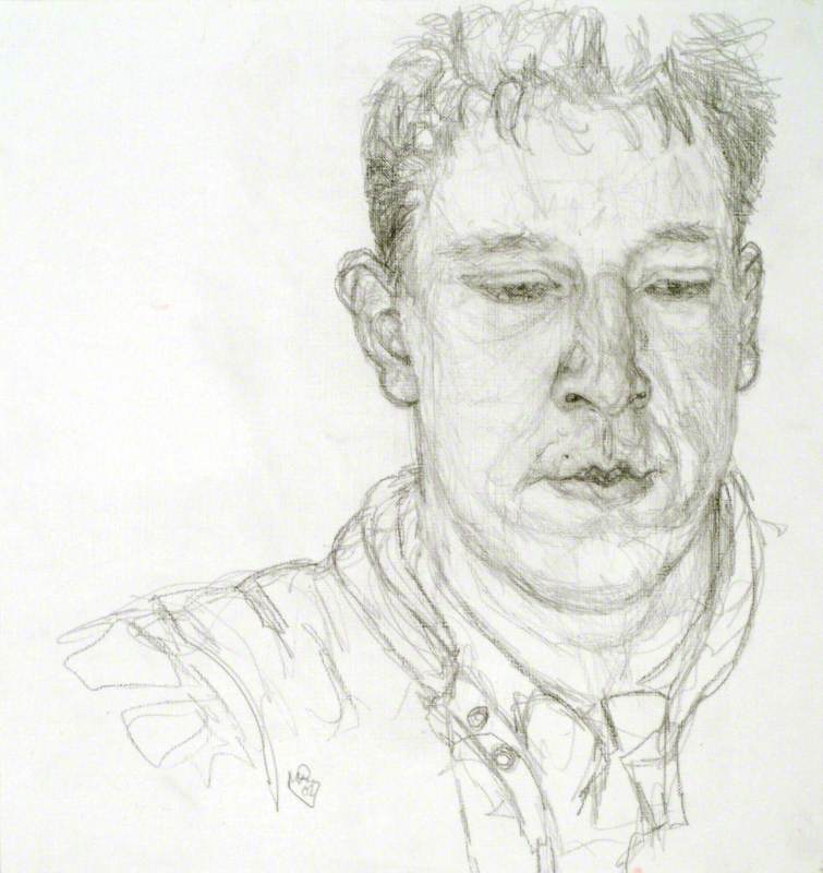 Study for 'Portrait of Paul Anderson'