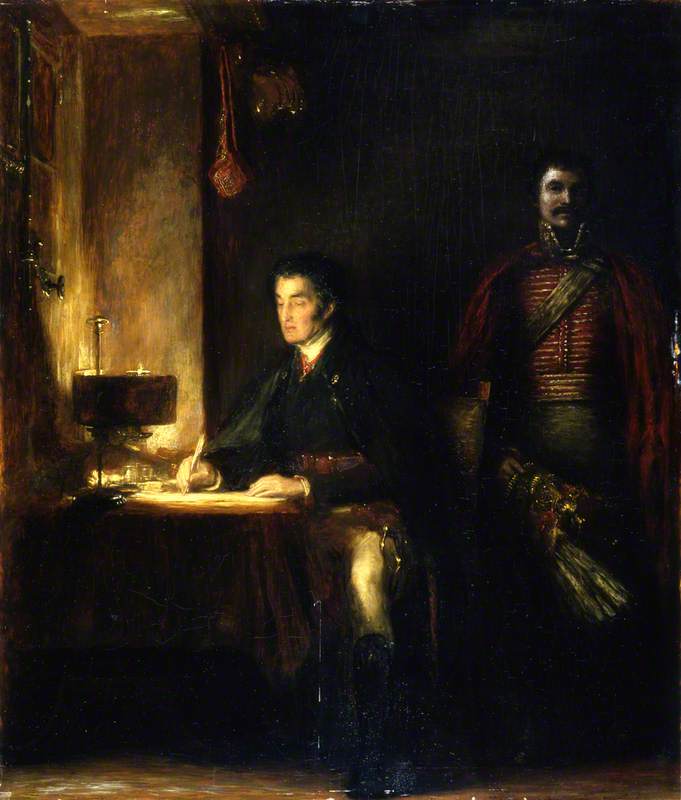 The Duke of Wellington Writing Dispatches