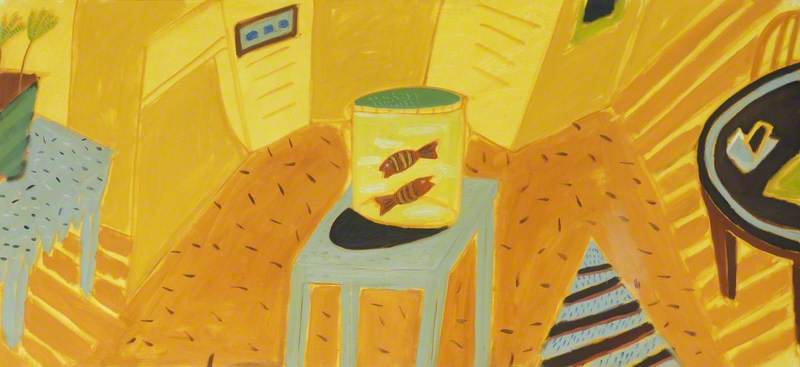 Yellow Still Life No. 1 with a Goldfish