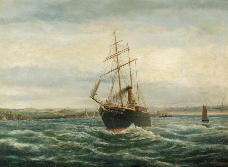 SS 'Thermopylae' off Aberdeen